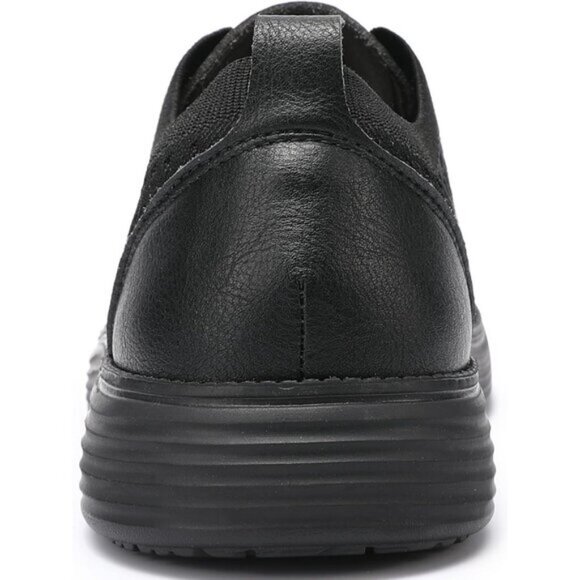 🆕VILOCY Men's All Black Casual Dress Oxfords Business Mesh Breathable Sneakers - Picture 7 of 10